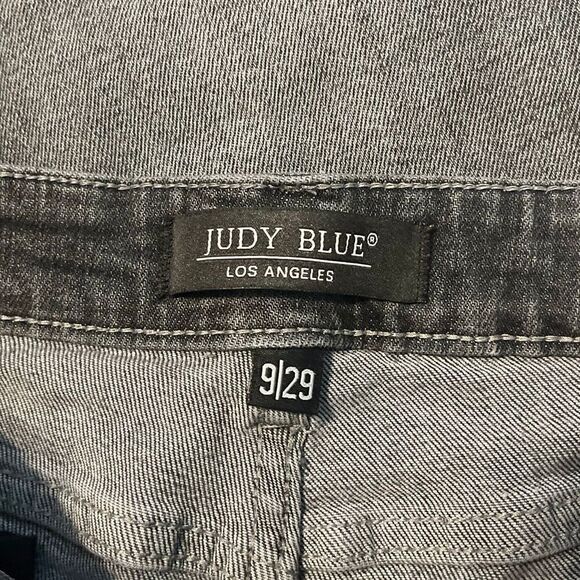 Judy Blue Gray Wash High Rise Skinny Fit Jeans 9/29 - Picture 4 of 6